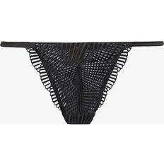 Coco de Mer Athena Brazilian Knickers, Black