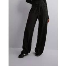 JdY Vide bukser Black Life Hw Wide Pants Wvn Noo Bukser XL/32