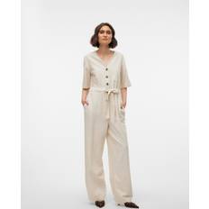 Dam - Vita Jumpsuits & Overaller Vero Moda Vmjazzlyn Jumpsuit Natural