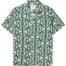 Les Deux Dame Tøj Les Deux Ornament AOP Tencel SS Shirt