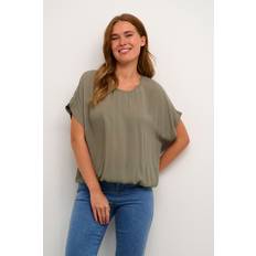 Blouses Kaffe Amber Bluse Grün Größe für Damen