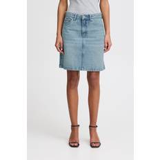 Ichi Femme Jupes Ichi Rock 'AVENY' blue denim