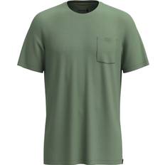 Smartwool T-shirts Smartwool Merino Hemp Blend Pocket Tee Merinotröja Herr - Grön/Olivgrön