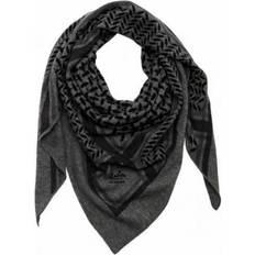 Lala Berlin Kashmir Triangel Skjerf med Kufiya Print Gray ONE