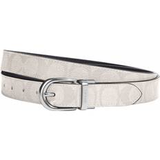 Coach Classic Signature PVC Belt - White