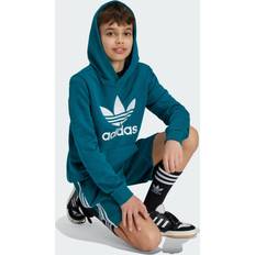 Turkise Hettegensere adidas Trefoil Hettegenser Legacy Teal