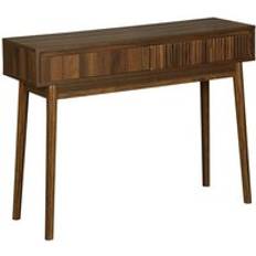 Sweeek Grooved wood detail Console Table