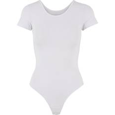 Valkoinen Bodyt Urban Classics Organic Cotton Stretch Jersey Body für Damen Weiß