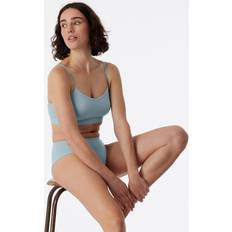 Blau - Damen Unterwäschesets Schiesser Bustier seamless herausnehmbare Pads bluebird Casual Seamless