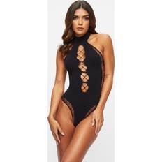 Elastane/Lycra/Spandex Bodysuits Ann Summers Adella Bodysuit, X Small, Black