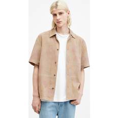 Pelle - Uomo Camicie AllSaints Dante Shirt in Nude Taglia