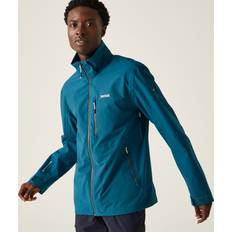 Blue - Man Jackets Regatta Mens Bosfield II Waterproof Breathable Jacket Chest 49-51' 124.5-129.5cm