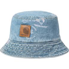 Carhartt Blauw Accessoires Carhartt Stamp Bucket Hat - Blue