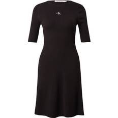 Calvin Klein Femme Robes Calvin Klein Robe en tricot Jeans - Noir