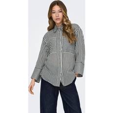 Only Mies Vaatteet Only Jdymartina 7/8 Striped Shirt - WVN