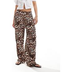 Vero Moda Leopard Byxor & Shorts Vero Moda – Leopardmönstrade byxor ben-Flera