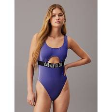 Calvin Klein Blåa Baddräkter Calvin Klein Cut Out Swimsuit Intense Power Blue