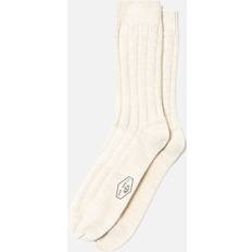 Nudie Jeans Socks Nudie Jeans Ecru Broad Rib Sock Beige One