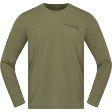 Gang & Vandring T-shirts Norrøna Men's Femund Tech Long Sleeve - Olivengrøn