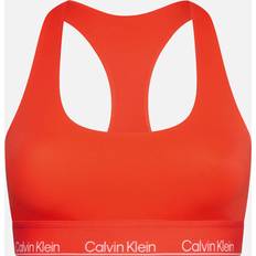 Calvin Klein Orange Bras Calvin Klein Stretch-Jersey Soft-Cup Bralette Orange