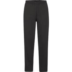 Classic Open Hem Jog Pants - Black