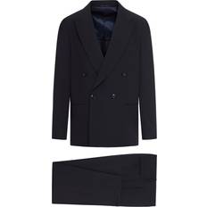 Men - Slit Suits Giorgio Armani Doublebreasted suit Blue