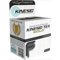 Kinesiology Tape Kinesio tex gold tape 2 w x 16.4 l extra water resistant 6 roll box black