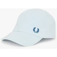 Fred Perry Men Accessories Fred Perry Mens Light Ice Midnight Blue Pique Classic Cap One