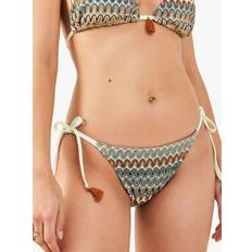 Polyester Bikini Bottoms Accessorize Bohemian Tie Side Bikini Bottoms, Multi