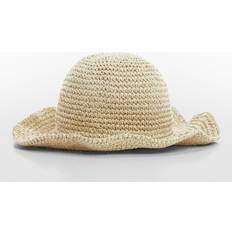 Mango Women Hats Mango Arena Fibre Hat, Light Beige