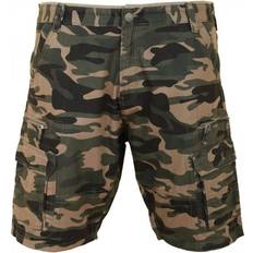 Camouflage - Men Trousers & Shorts Kam Jeans Plus Kbs329 Camouflage Cargo Shorts Khaki 50, Col