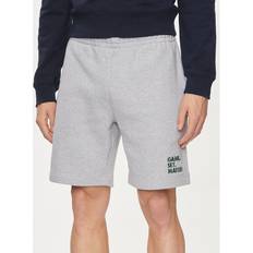 Lacoste Pantalons & Shorts Lacoste Short Regular Fit Molleton Gris Chine