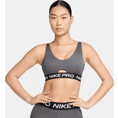 White - Yoga Underwear Nike Womens Pro Indy Plunge Sports Bra