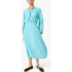 Soaked in Luxury Clothing Soaked in Luxury Sllayna Shirt Dress Sea Jet Blue