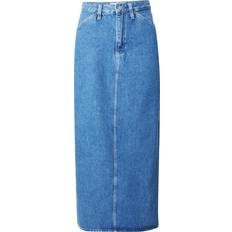 Denim/Jeanstyg Kjolar Calvin Klein Denim Maxi Skirt Denim