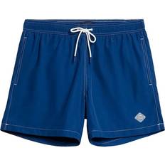 J.Lindeberg Swimwear J.Lindeberg Banks Solid Swim Trunks - Blue