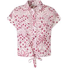 Rosa Bluse Pepe Jeans Dulce - Blanc