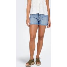 Droit - Femme Shorts Only Gerade Geschnitten Hohe Taille Shorts