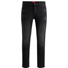 Skinny - Vuxen Jeans HUGO Extra-slim-fit jeans in black-black stretch denim