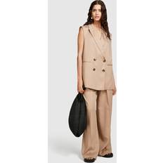 Bruna - Dam Kostymer SISLEY WAISTCOAT, Beige