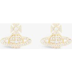 Earrings Vivienne Westwood Carmela Bas Relief Gold-Tone Earrings Multi