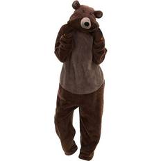 5XL Sleepwear Awdenio Sold by: KIHOUT Store, Unisex Adult Bear Sleepwear Onesie Winter Pocket Loose Funny Thicken Pajamas S-2XL