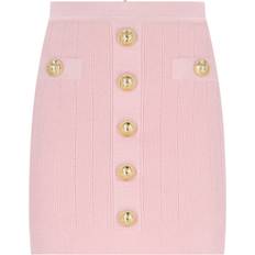 Balmain Skirts Balmain Knitted Mini Skirt - Pink