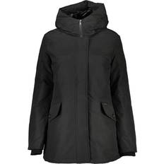 Woolrich Bomullsjacka Med Huva Och Dragkedja