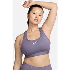 Fitness & Gym Bras Nike Women's Running Swoosh Support Sports Bra Daybreak/White