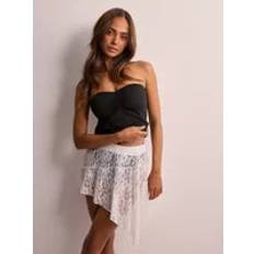 Spets Kjolar Nelly Minikjolar Vit Romance Lace Skirt Kjolar miniskirts