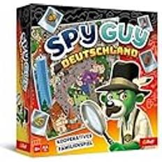 Trefl – Spy Guy Deutschland – Kooperatives Detektivspiel, Familienbrettspiel, Riesengroßes Spielbrett mit Stadt, Deutsche Denkmale, Symbole und Berühmte Menschen, für Erwachsene und Kinder ab 5 Jahren