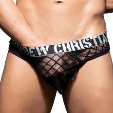 Andrew Christian Vaatteet Andrew Christian Almost Naked Mesh Thong Black