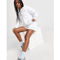 New Balance Logo Fleece Shorts White Womens