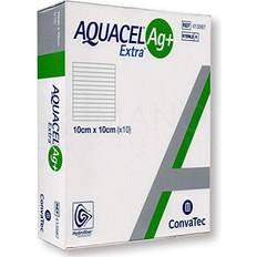 Convatec Aquacel AG+ Extra Silver Hydrofiber Wound Dressings 4&quotx4&quot 413567